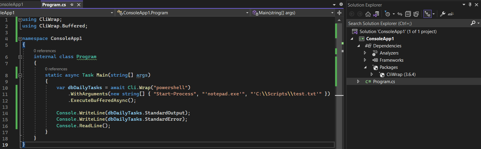 Open Text File in Notepad Using C ByteInTheSky